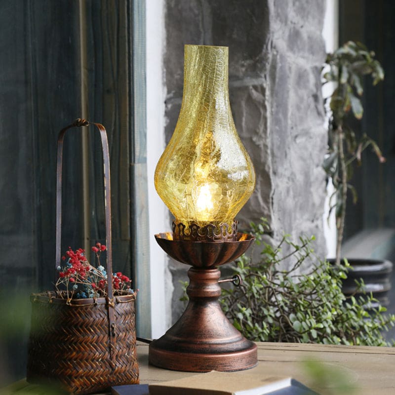 RetroGlow - Lampe de table vintage