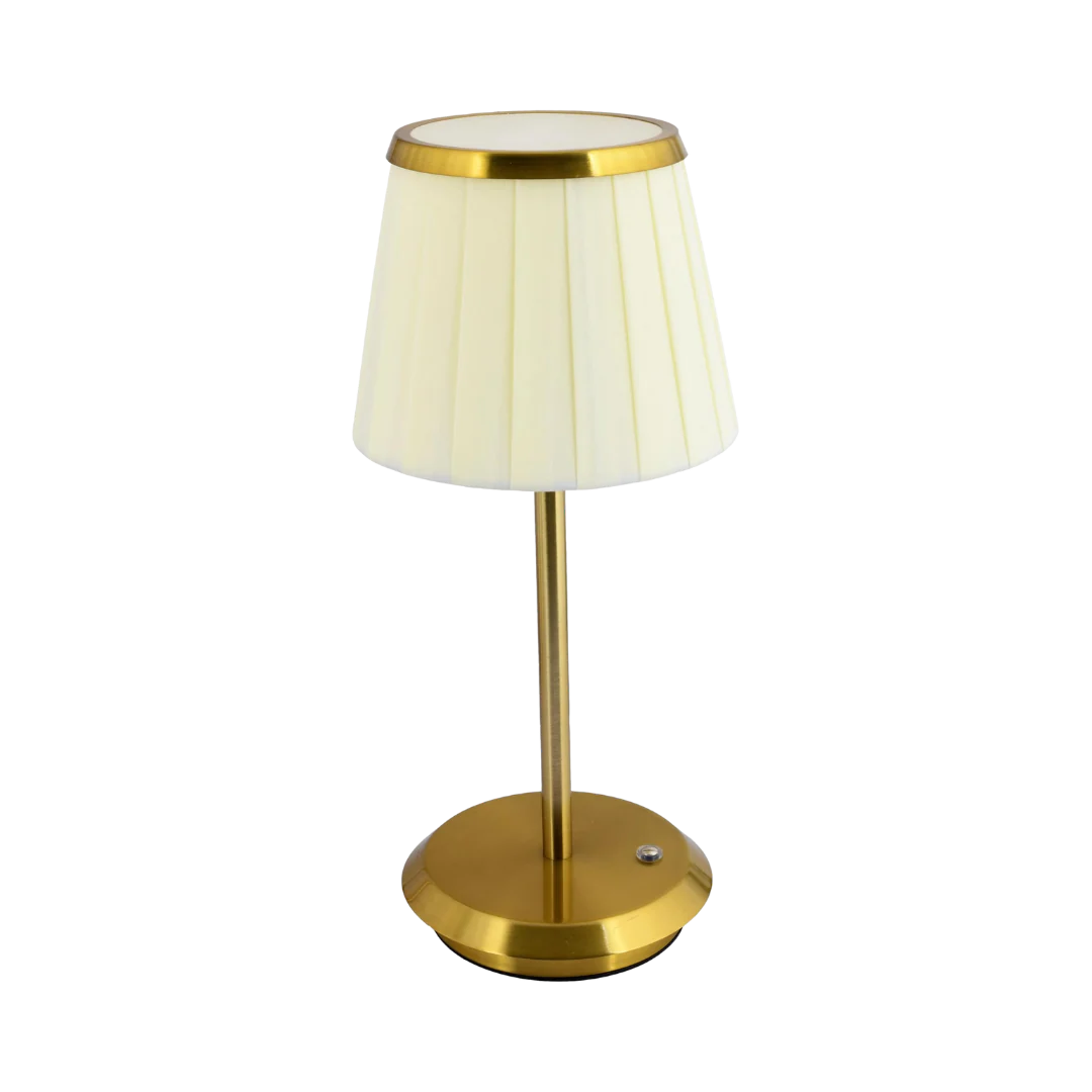 GleamTone - Élégante lampe de table plissée