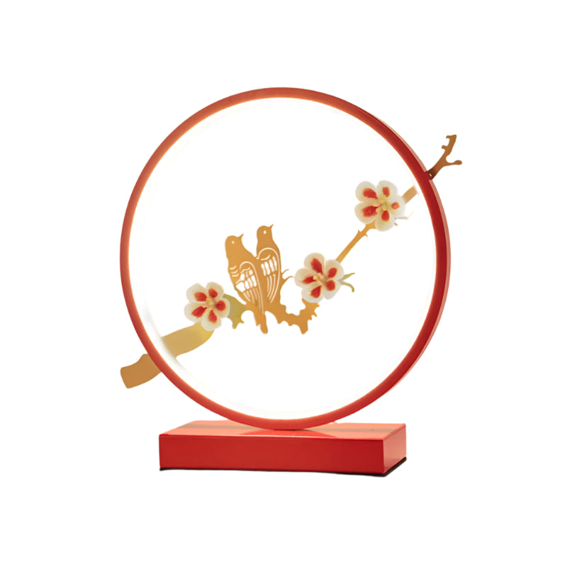 Lumeloop – Lampe de table romantique moderne en forme de boucle