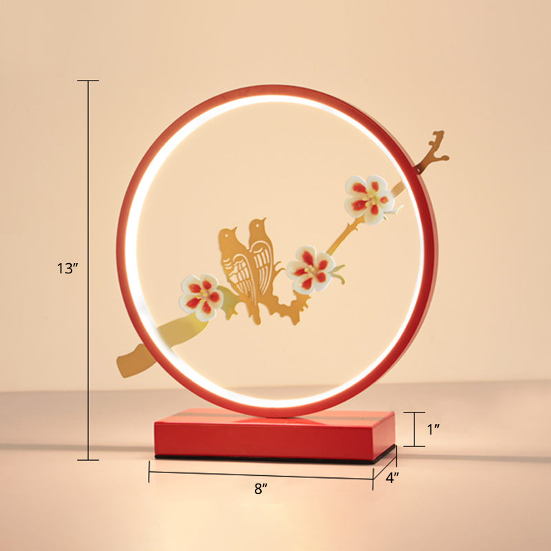 Lumeloop – Lampe de table romantique moderne en forme de boucle