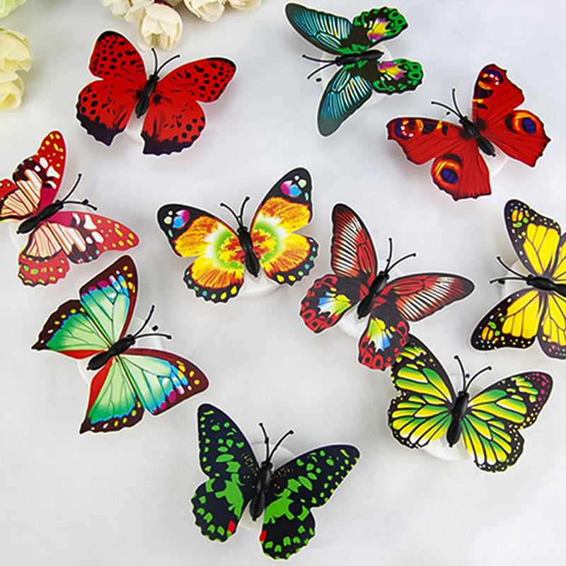 LumiWings - 3D LED papillons colorés veilleuse