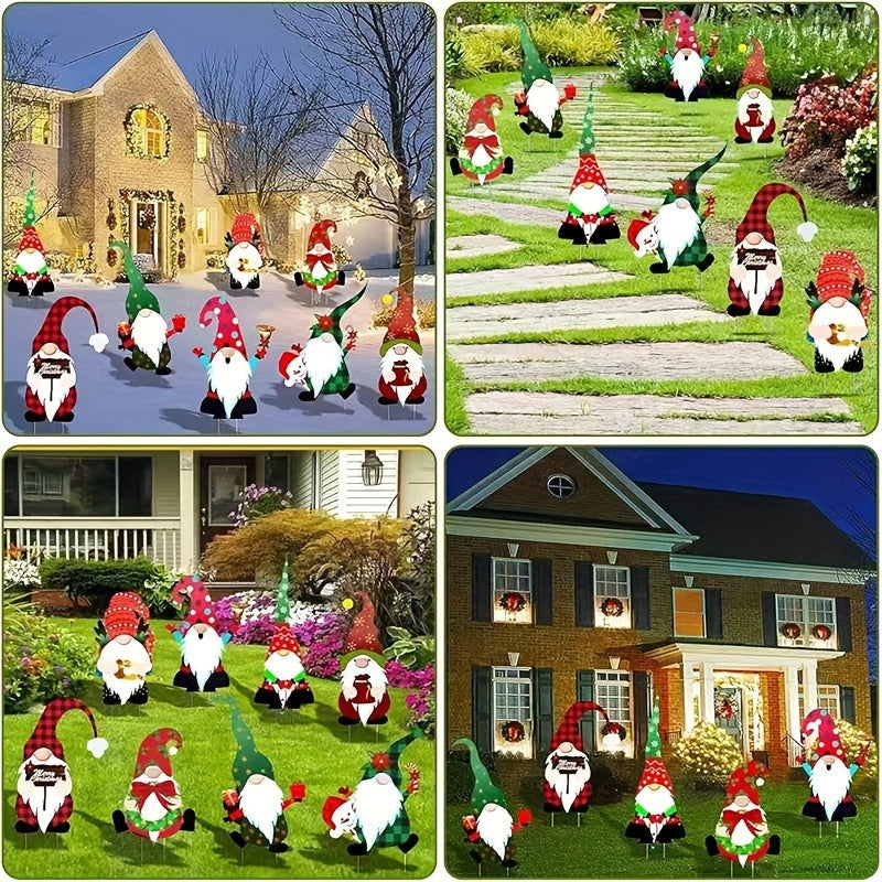 Jolly | 8 Ensembles de Decorations de Nain pour les Fêtes de Noël