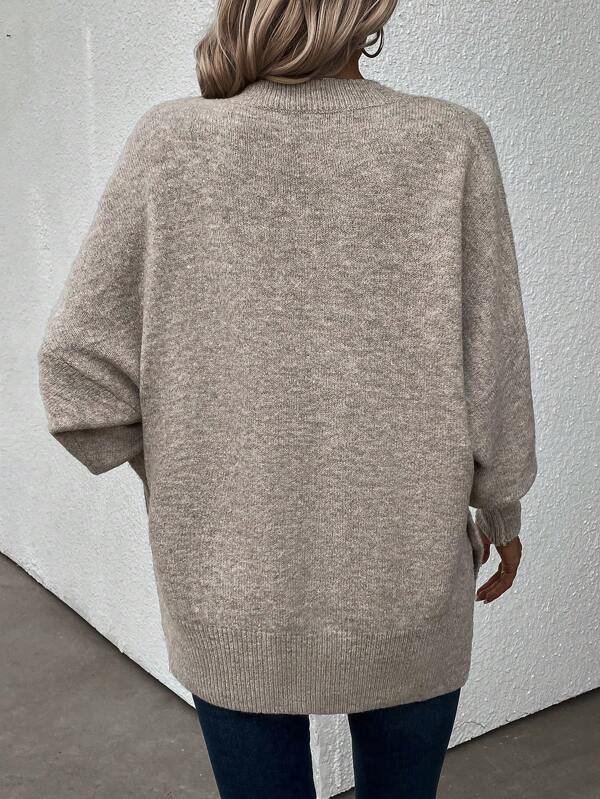 Tendance d'automne® Pullover à manches longues gris