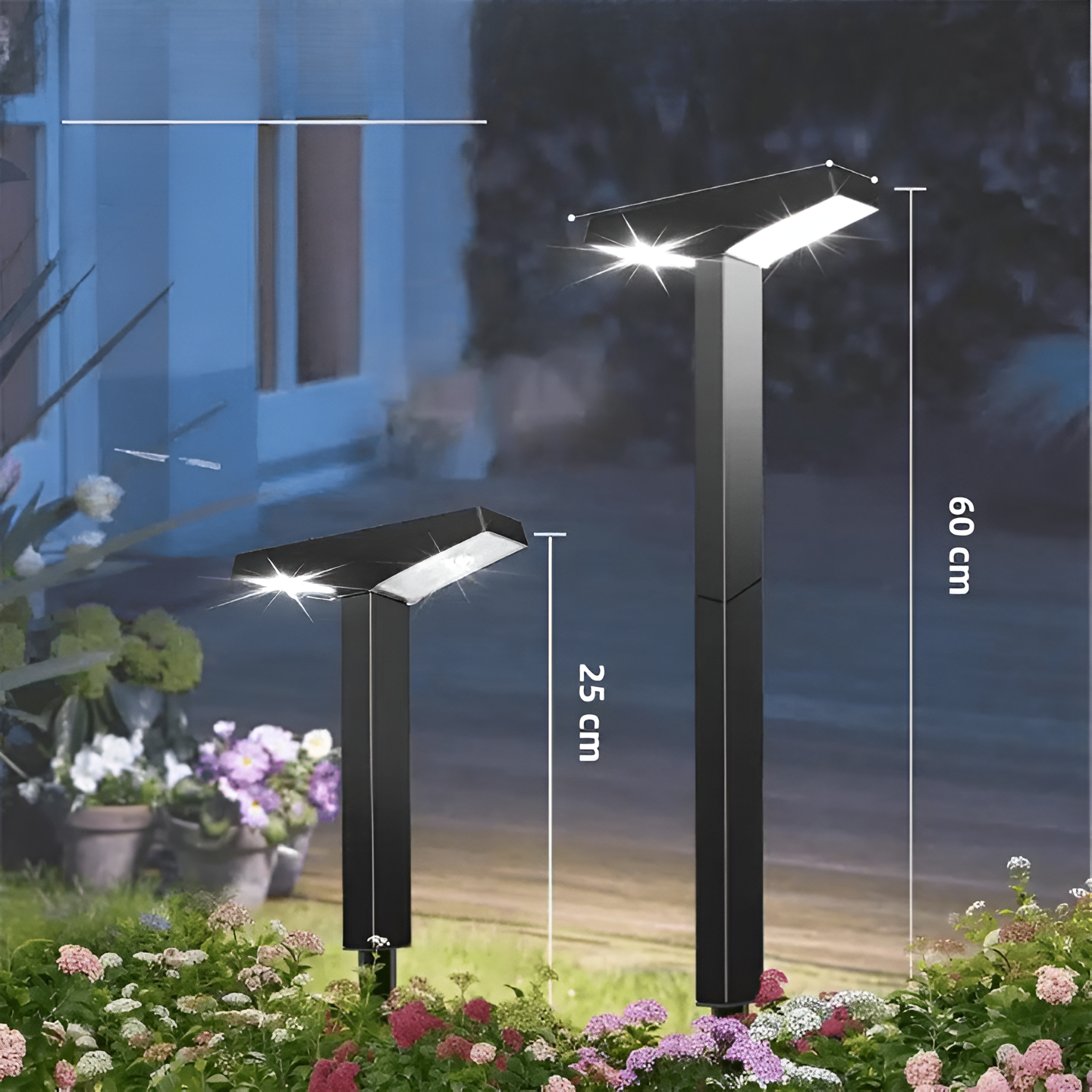 SolarTee - Lampes de chemin éclairées par LED