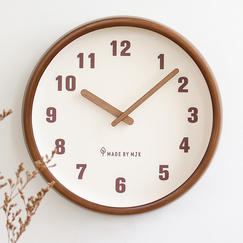 TimelessDuo - Ensemble de deux horloges murales en bois minimalistes