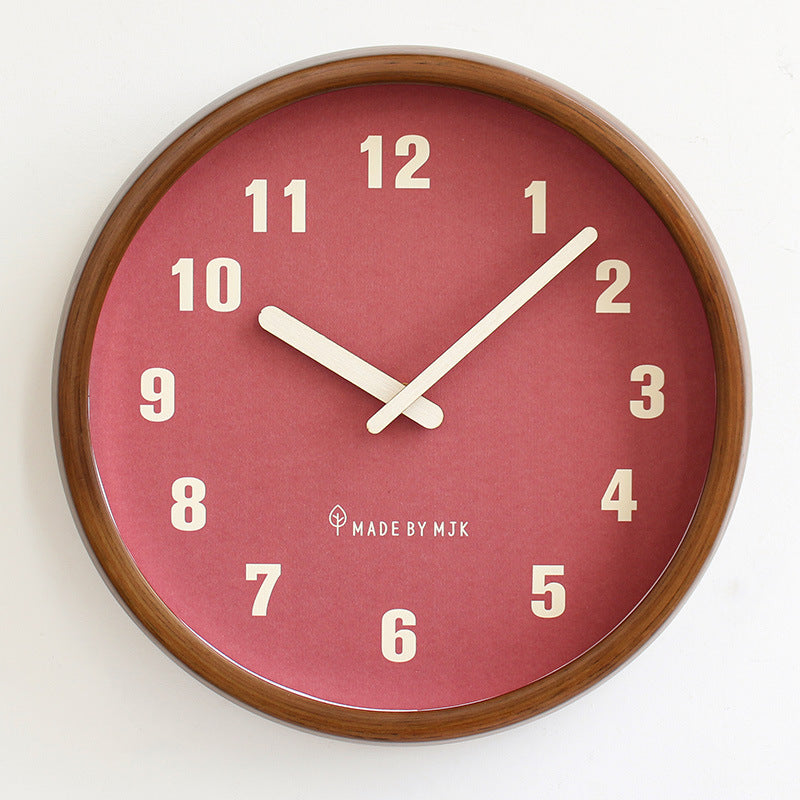 TimelessDuo - Ensemble de deux horloges murales en bois minimalistes
