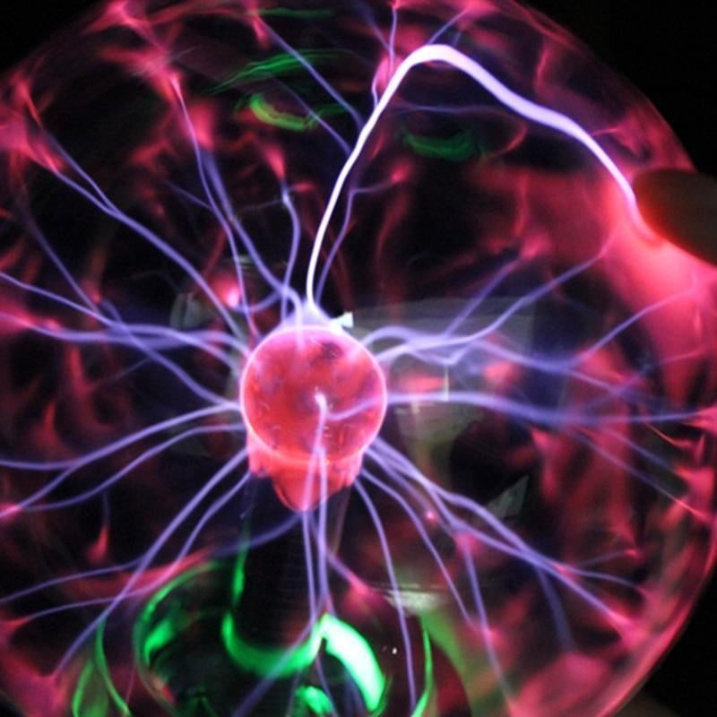 ElectroGlow - Boule plasma interactive avec des streamers vifs