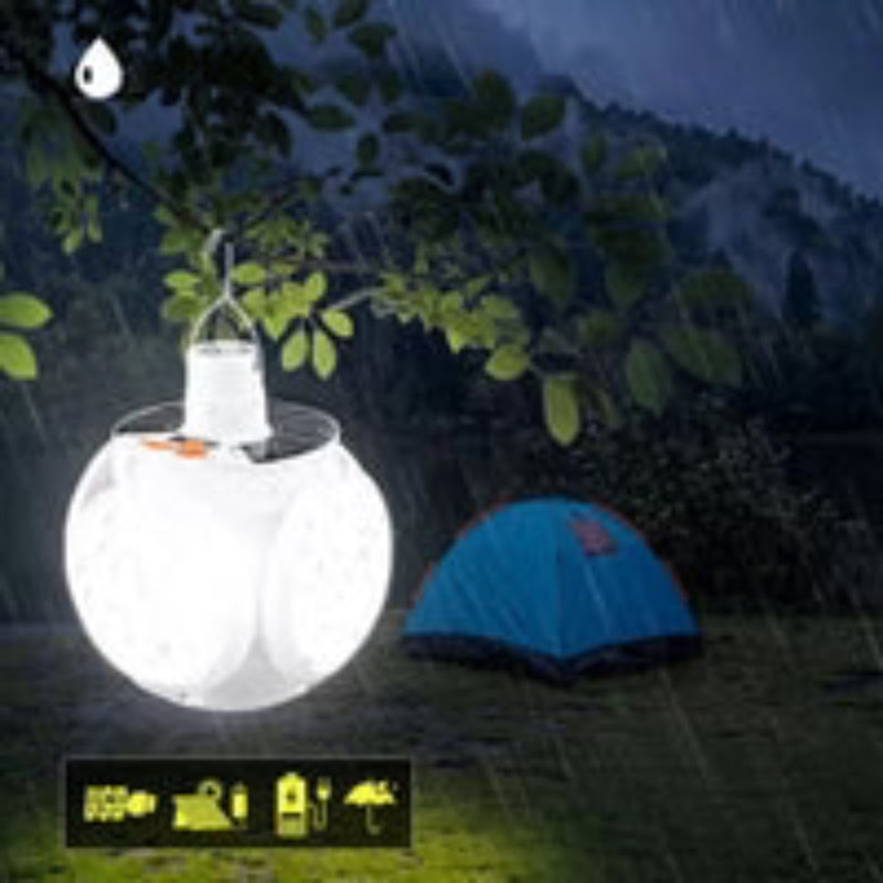 SolarGlow – Lampe extérieure à énergie solaire avec chargement USB