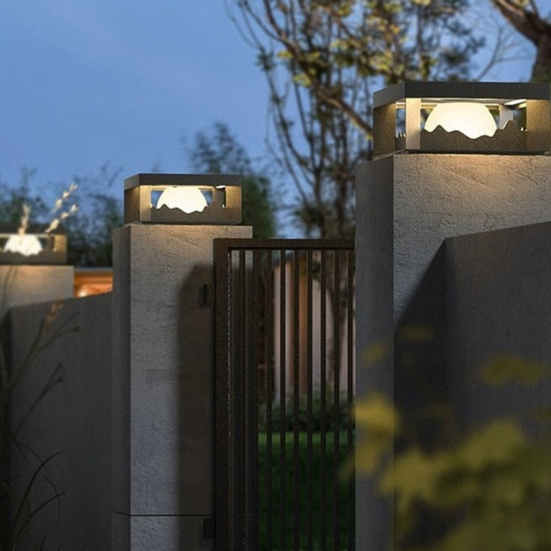 ClaraLux Lampe Solaire – Lampe Murale et sur Pied Moderne pour Usage Extérieur