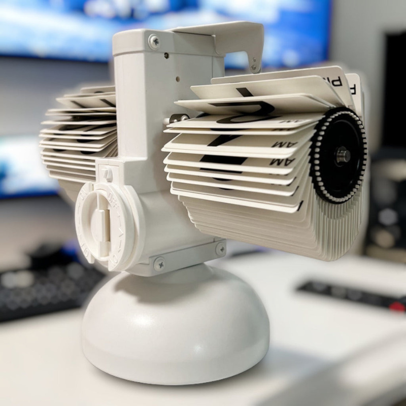 Horloge à flip silencieuse RetroFlip – Style vintage avec précision moderne