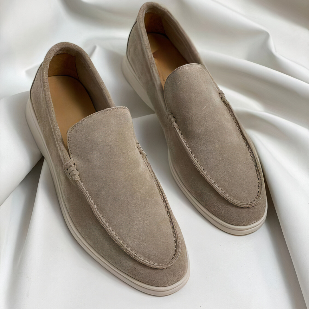 Luke - Mocassins pour hommes en cuir vintage