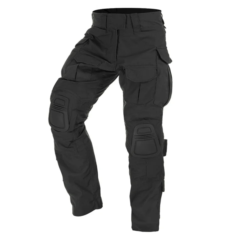 Pantalon cargo tactique avec protège-genoux pour l'extérieur et le travail