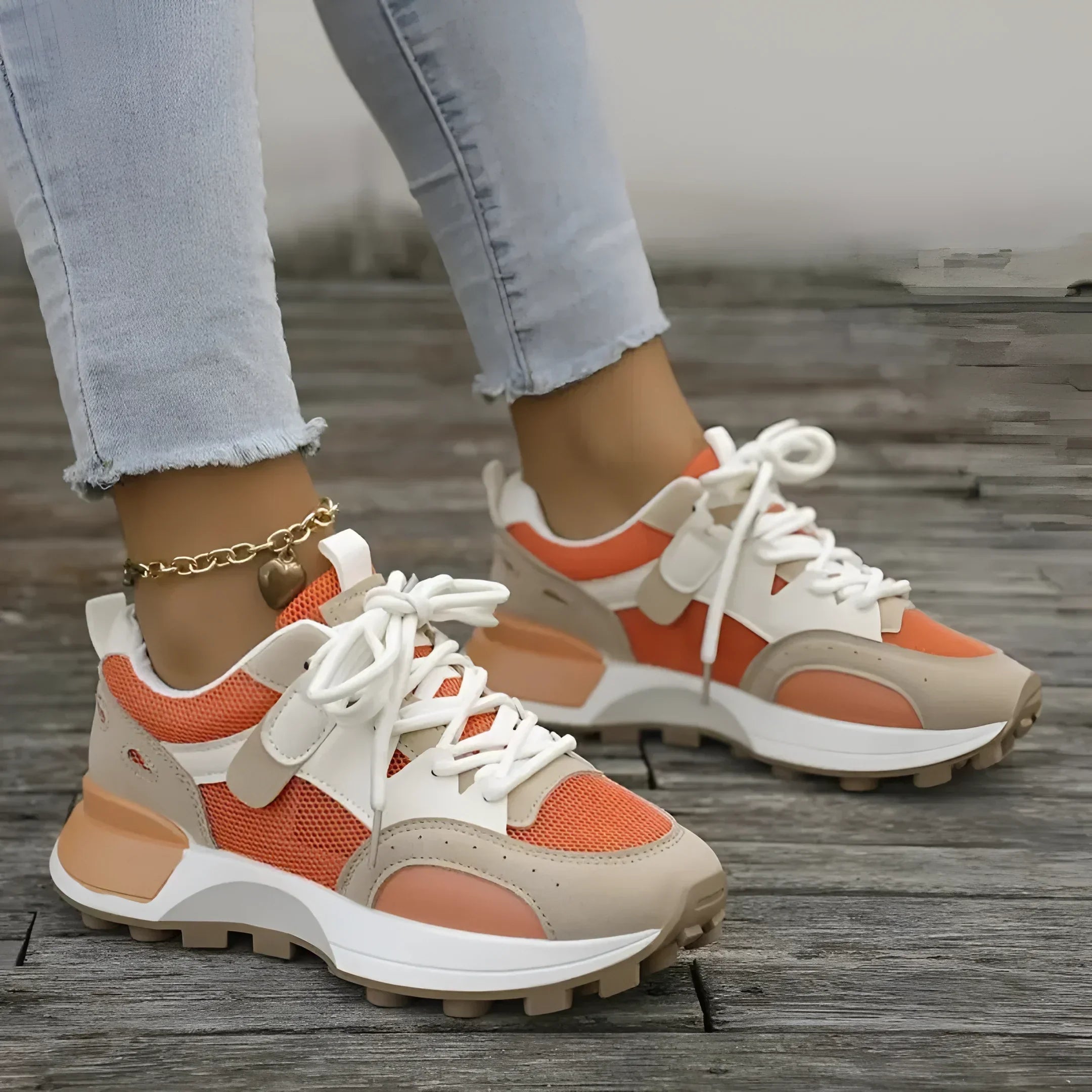 Grace - Baskets confortables et antidérapantes