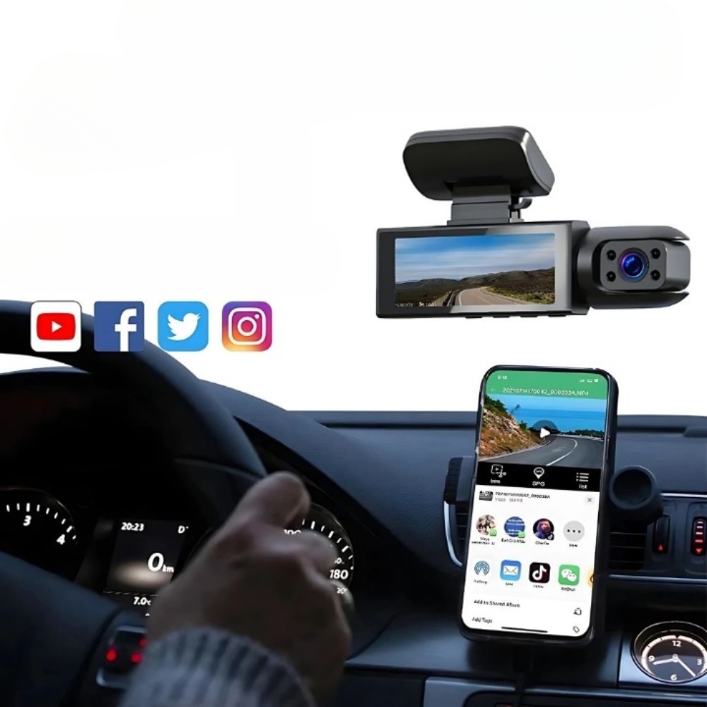 StrataCam - Système de caméra embarquée intelligente ultra-grand angle de 320° avancé