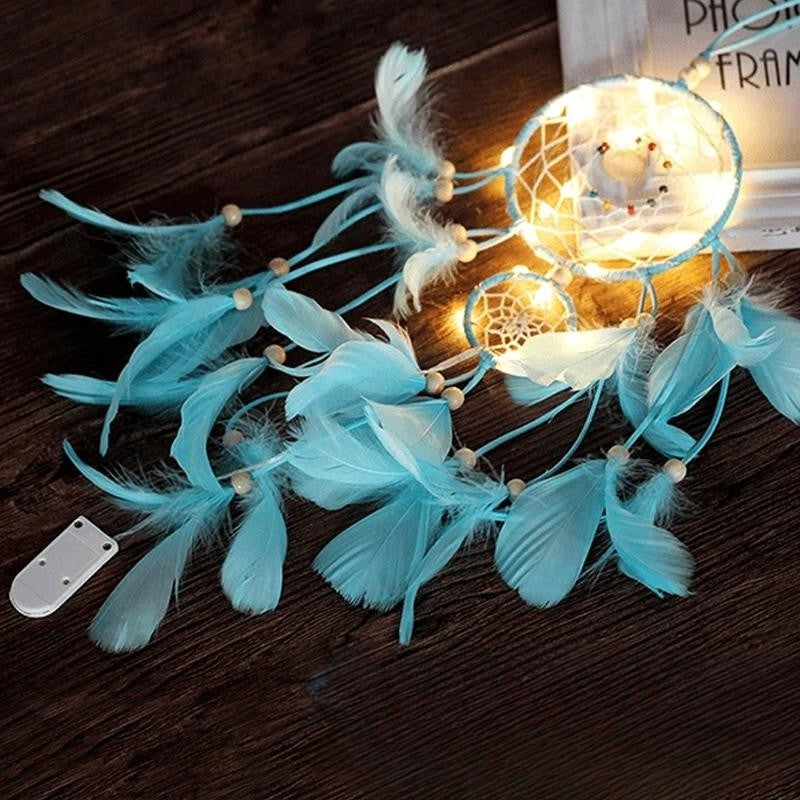 LumiCatch - Attrape-rêves lumineux à LED pour des nuits magiques