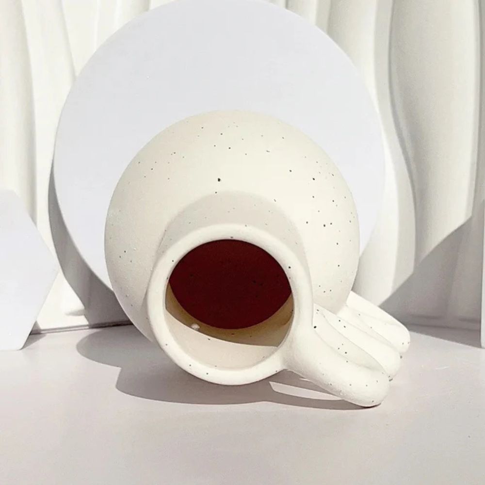 Vase en céramique Sculptura – Design sculptural élégant pour des intérieurs intemporels