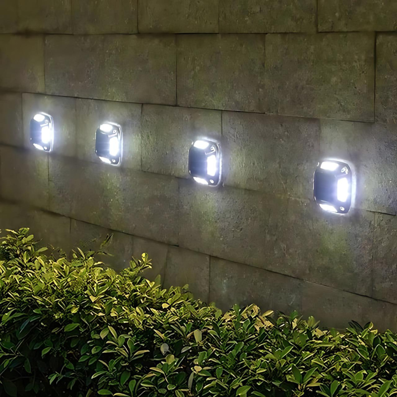 GlowPath – Lampadaires LED solaires colorés
