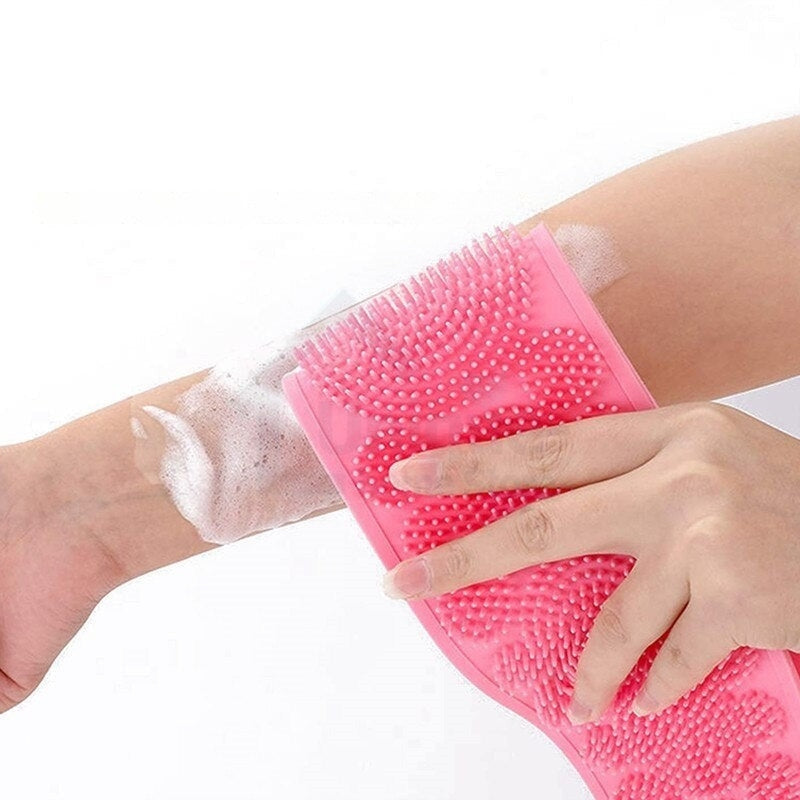ScrubEase Gant de Bain Flexible avec Sangle pour Nettoyage en Profondeur et Douche Relaxante