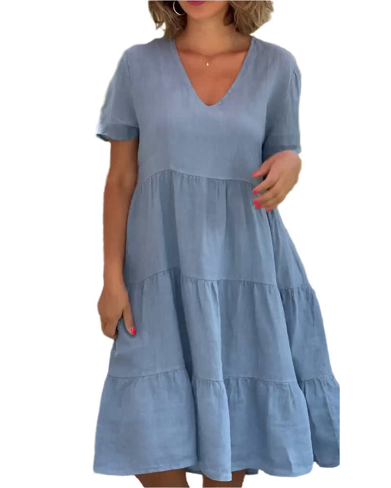 Robe chemise élégante Sofie pour femmes