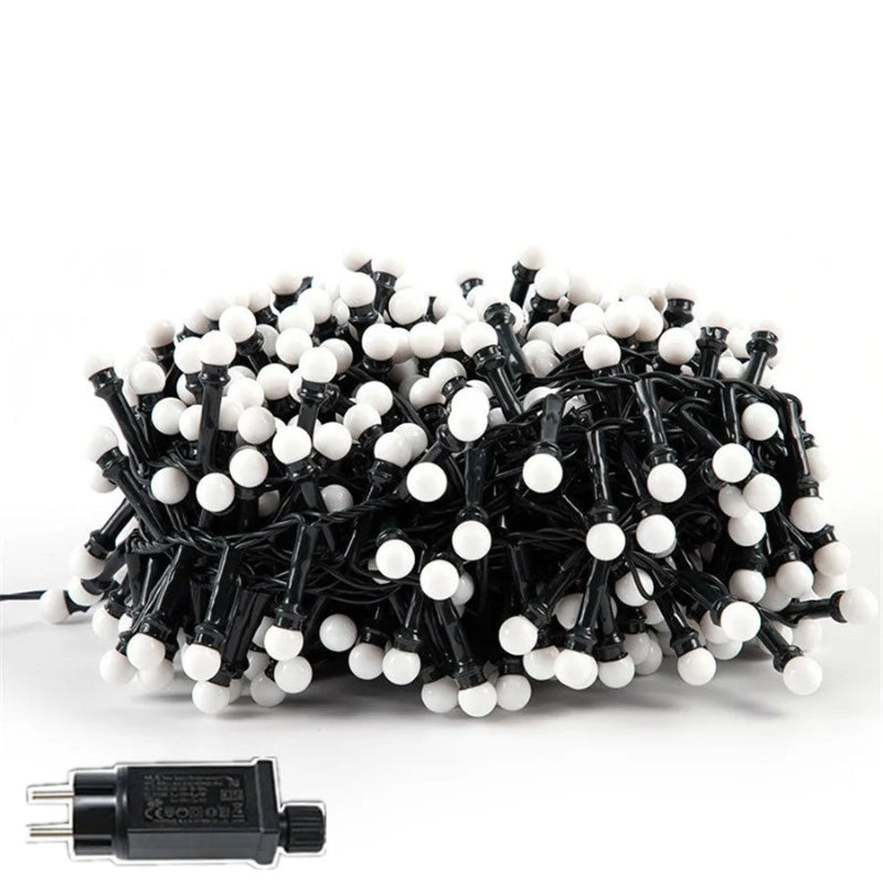 GlowSphere - Guirlande LED étanche avec boules rondes