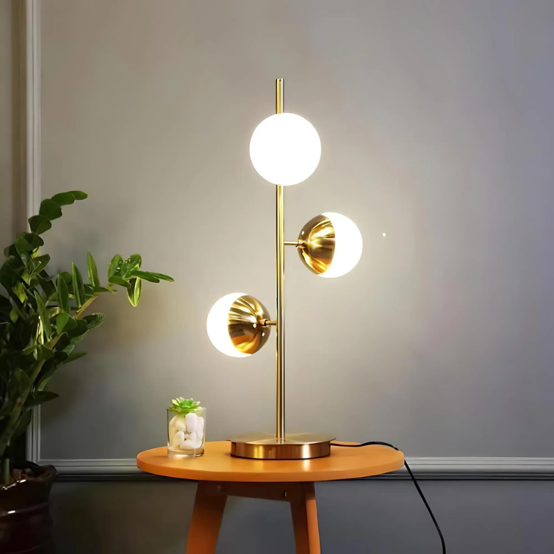 LumiSphere Lampe de Table Moderne – Éclairage Élégant et Ambiant