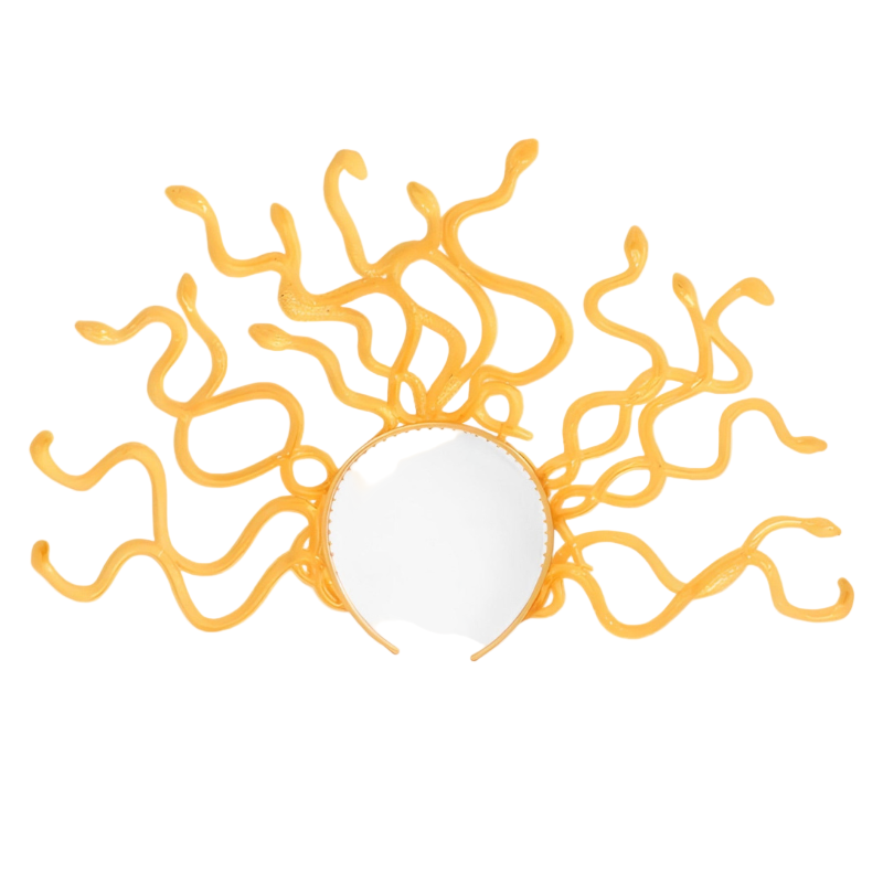 Ruby – Bandeau de serpent Medusa pour cosplay