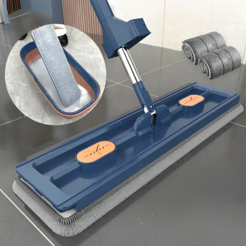 SwiftClean - Balai plat ergonomique et innovant pour un nettoyage efficace des sols