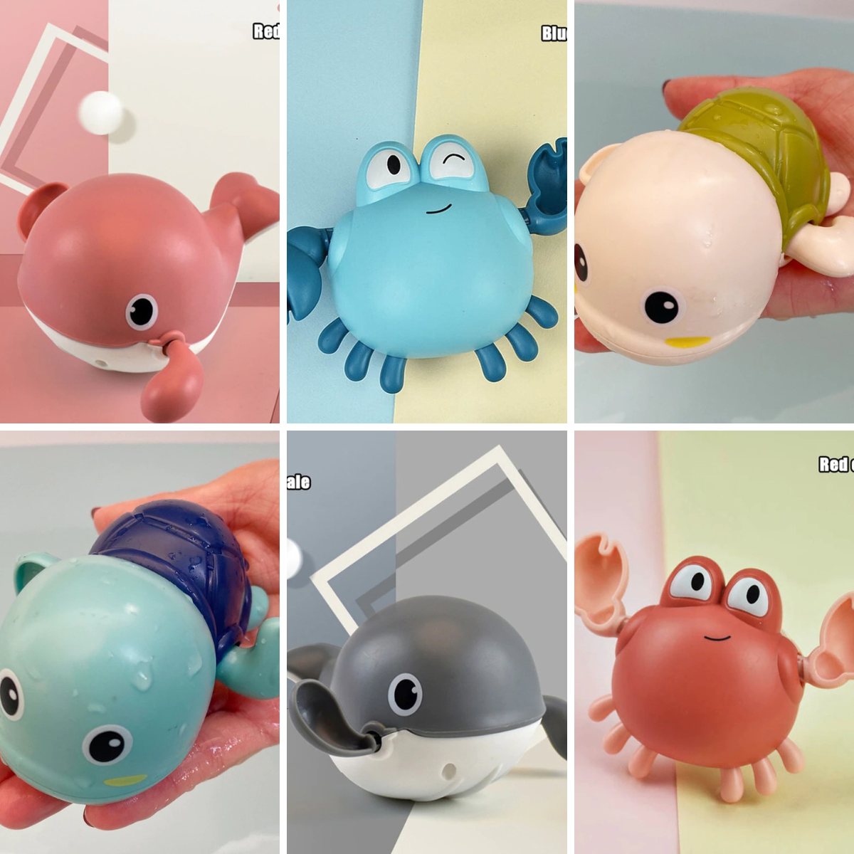 Bubbloids - Animaux marins flottants pour jouer dans le bain