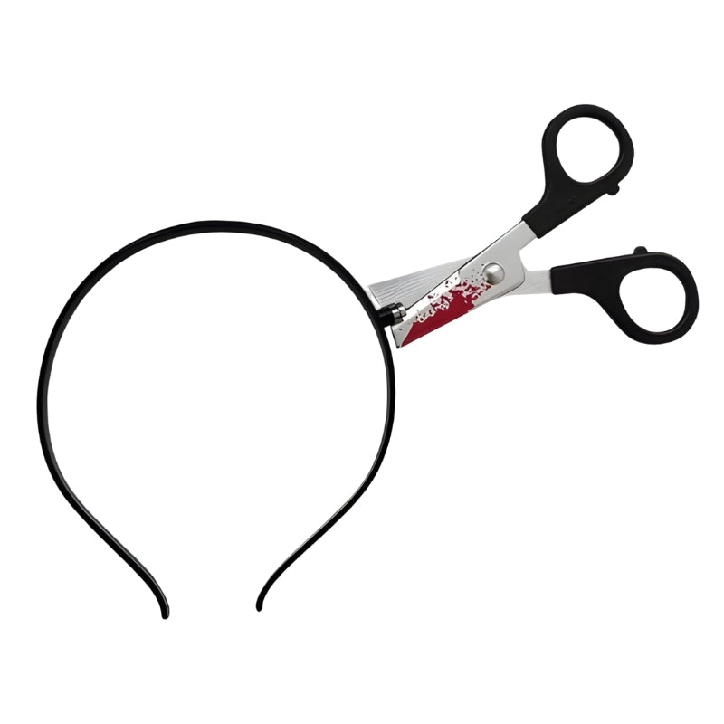 Headband Halloween GothicGlow – Style gothique sombre pour fêtes d'épouvante