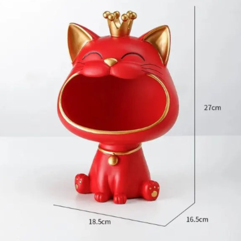 WhiskerVault - Boîte de rangement décorative pour chat