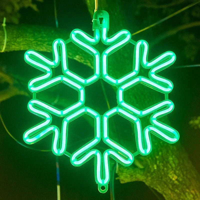 SnowGlow - Lumière LED flocon de neige gelé