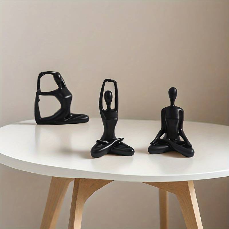 Sculpture CalmFlow Yoga – Sculpture Minimaliste pour Espaces Paisibles