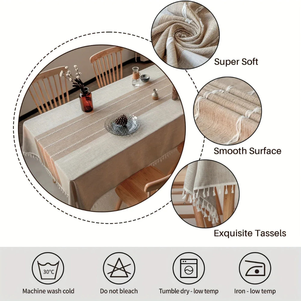 Poignée en bois rustique – Brun élégant, résistante à l'usure et lavable