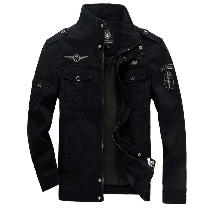 Marius - Veste inspirée de l'armée avec zip et poches