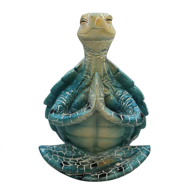 Figurine Décorative Zen Tortue - Design Apaisant avec de Fines Détails