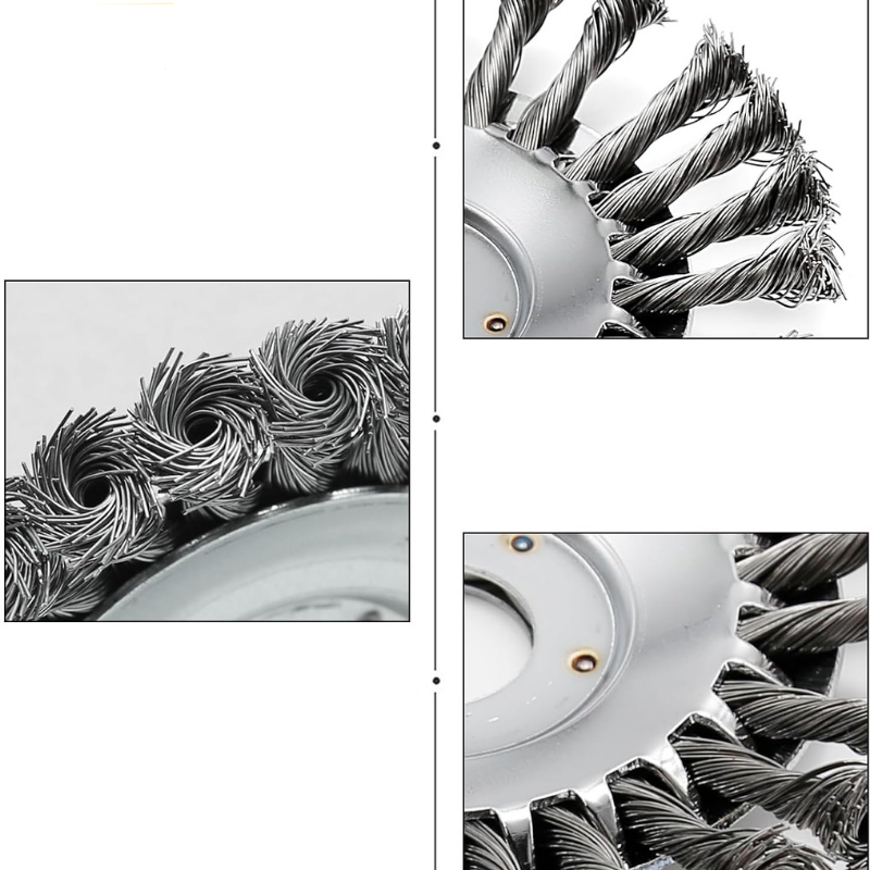 Débroussailleuse rotative en fil métallique