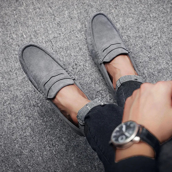 Jacob - Mocassins classiques en daim pour homme