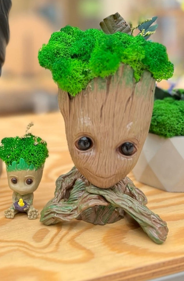 GrootPot - Pot de décoration avec Baby Groot pour un décoration élégante