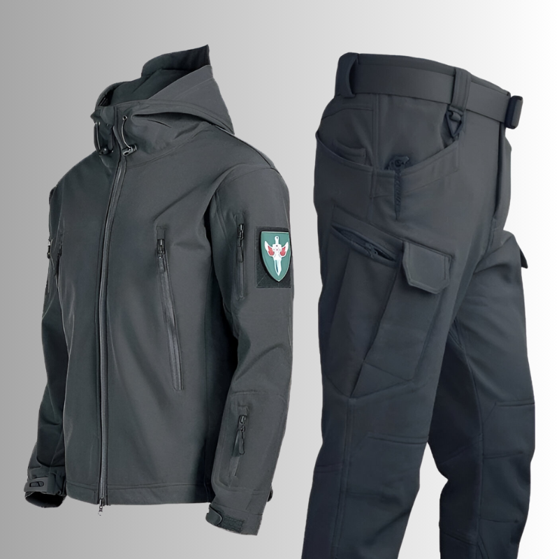 Ensemble de Veste Softshell Tactique et Pantalons Cargo