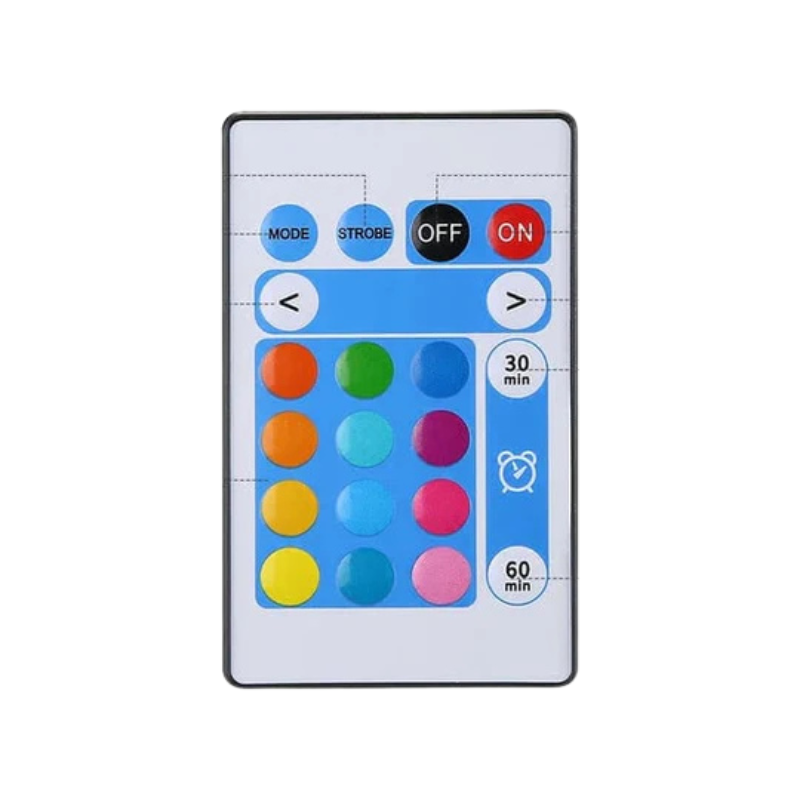 PeacockGlow Lampe de projection LED – Lampe décorative avec télécommande et effets de couleurs