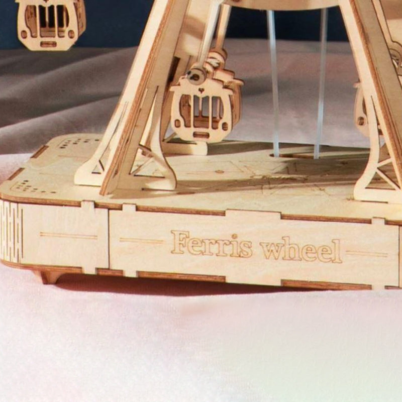 SpinCrafter - Ensemble de puzzles en bois de grande roue 3D