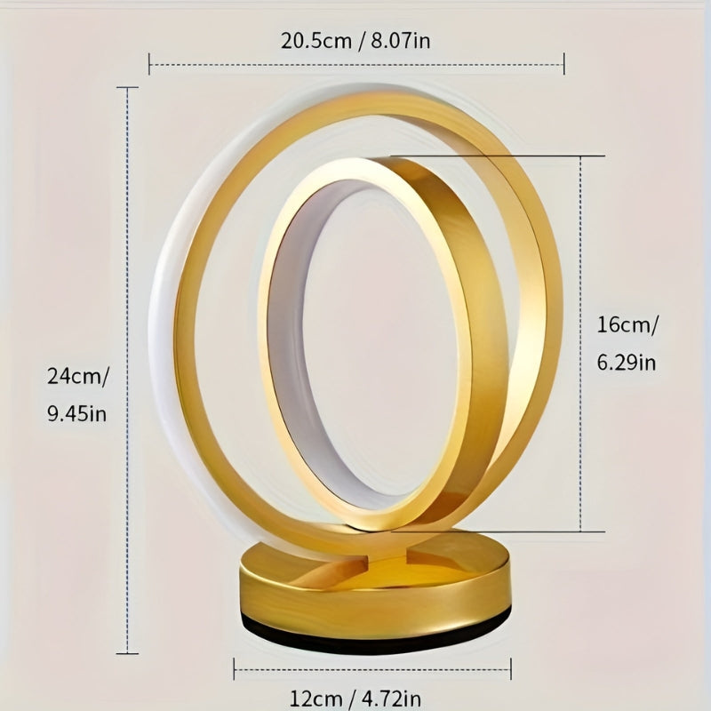 LumiFlex – Lampe de table moderne dimmable avec design unique et port USB