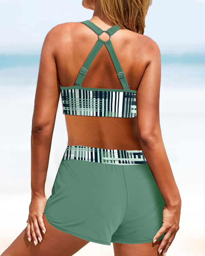Bikini Sofie Ribbet Taille Haute – Élégance et Confort