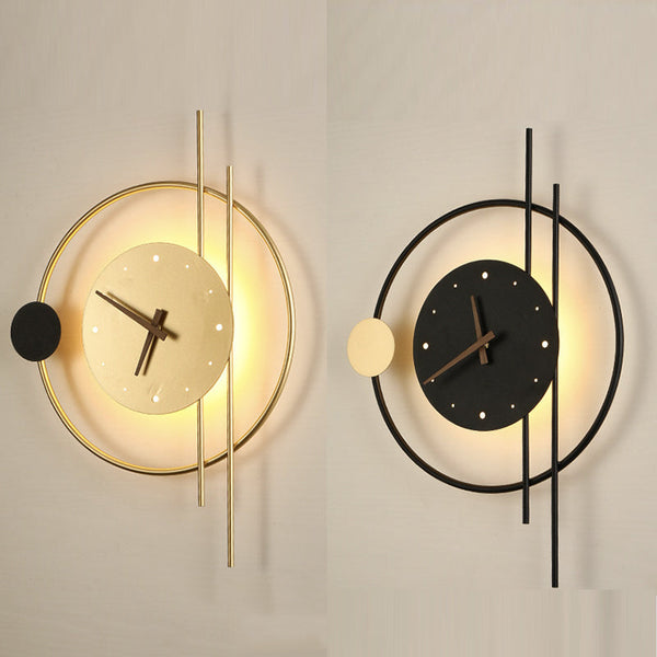 BrightTime - Horloge murale unique avec éclairage LED