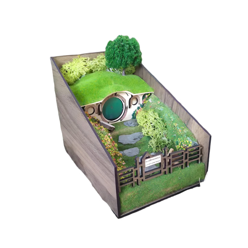 MiniScape Support de Livre – Supports de Livre Décoratifs Artisanaux avec Design de Micro Paysage