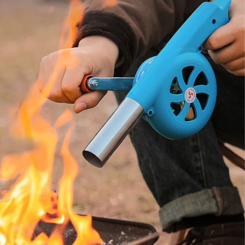 BlazeBoost - Allume-feu portable à main pour barbecue et feu de camp