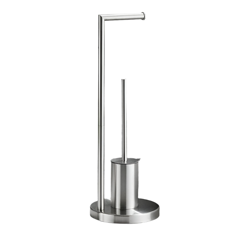 CleanStand - Support de papier toilette autonome avec brosse