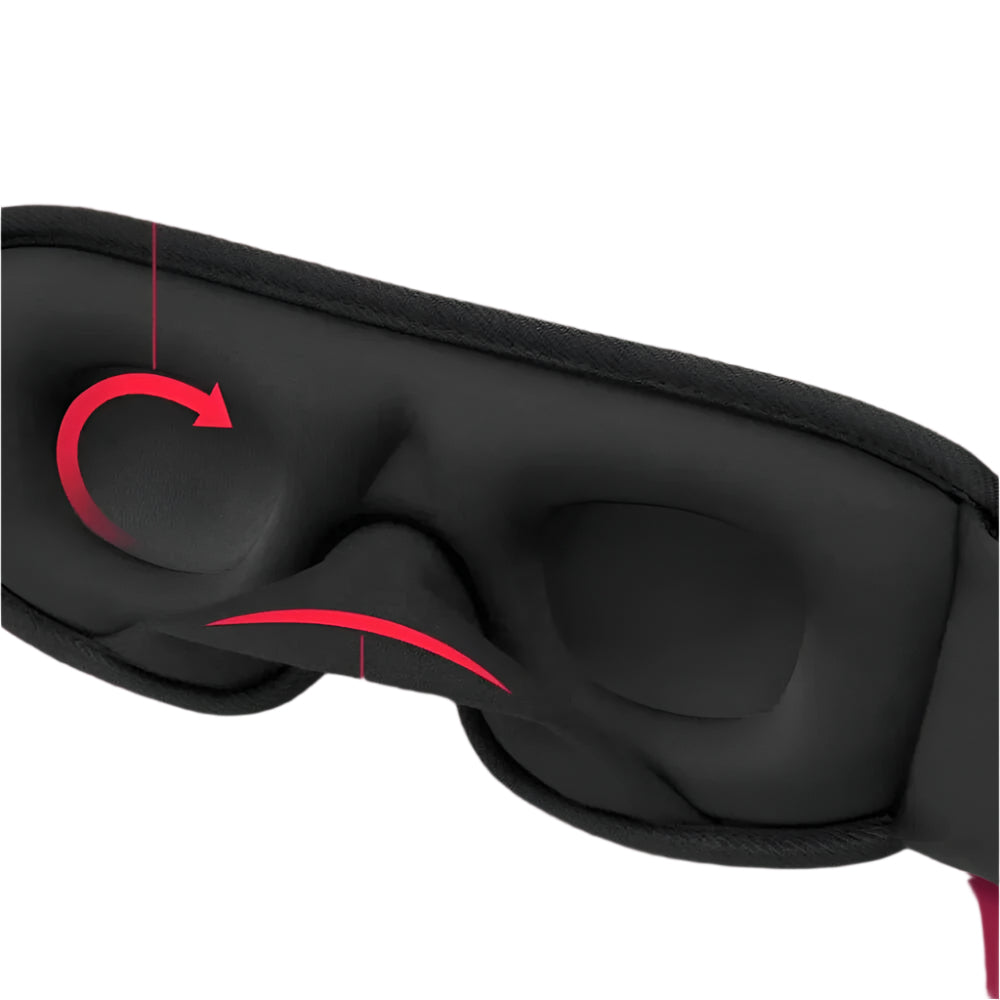 DreamEase - Masque de sommeil ultra doux à blocage de lumière