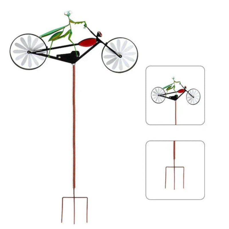 Moulin à vent animal Whirligig – Décoration extérieure légendaire avec mouvement