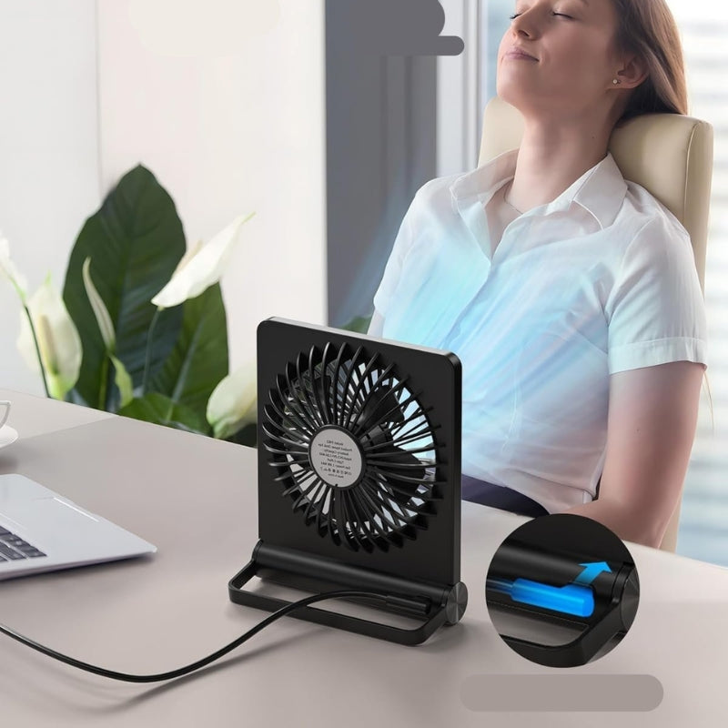 PortableAir - Ventilateur de bureau USB compact pour solution de refroidissement